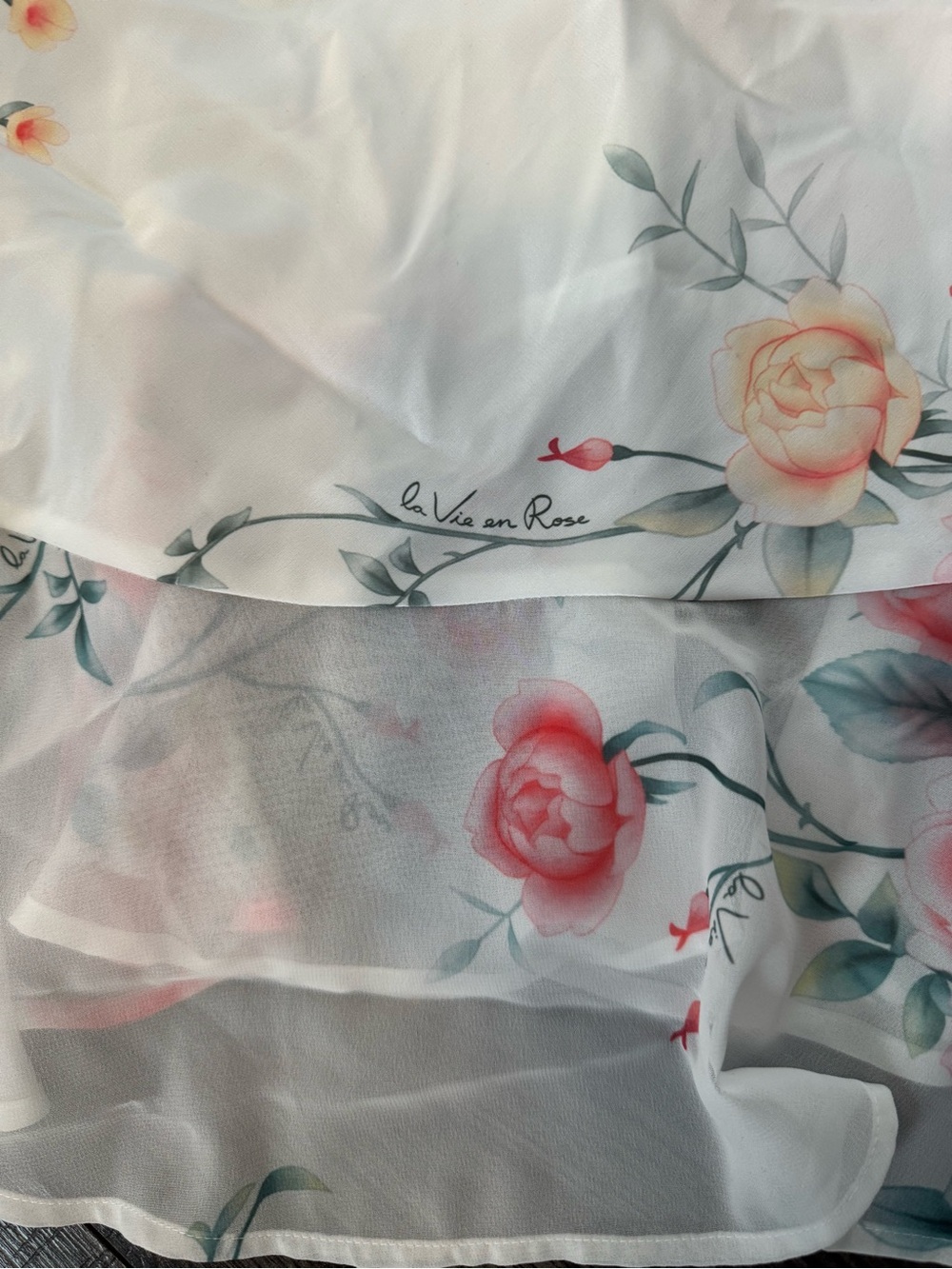 Floral Chiffon Cami & Shorts PJ Set - Picture 2 of 4